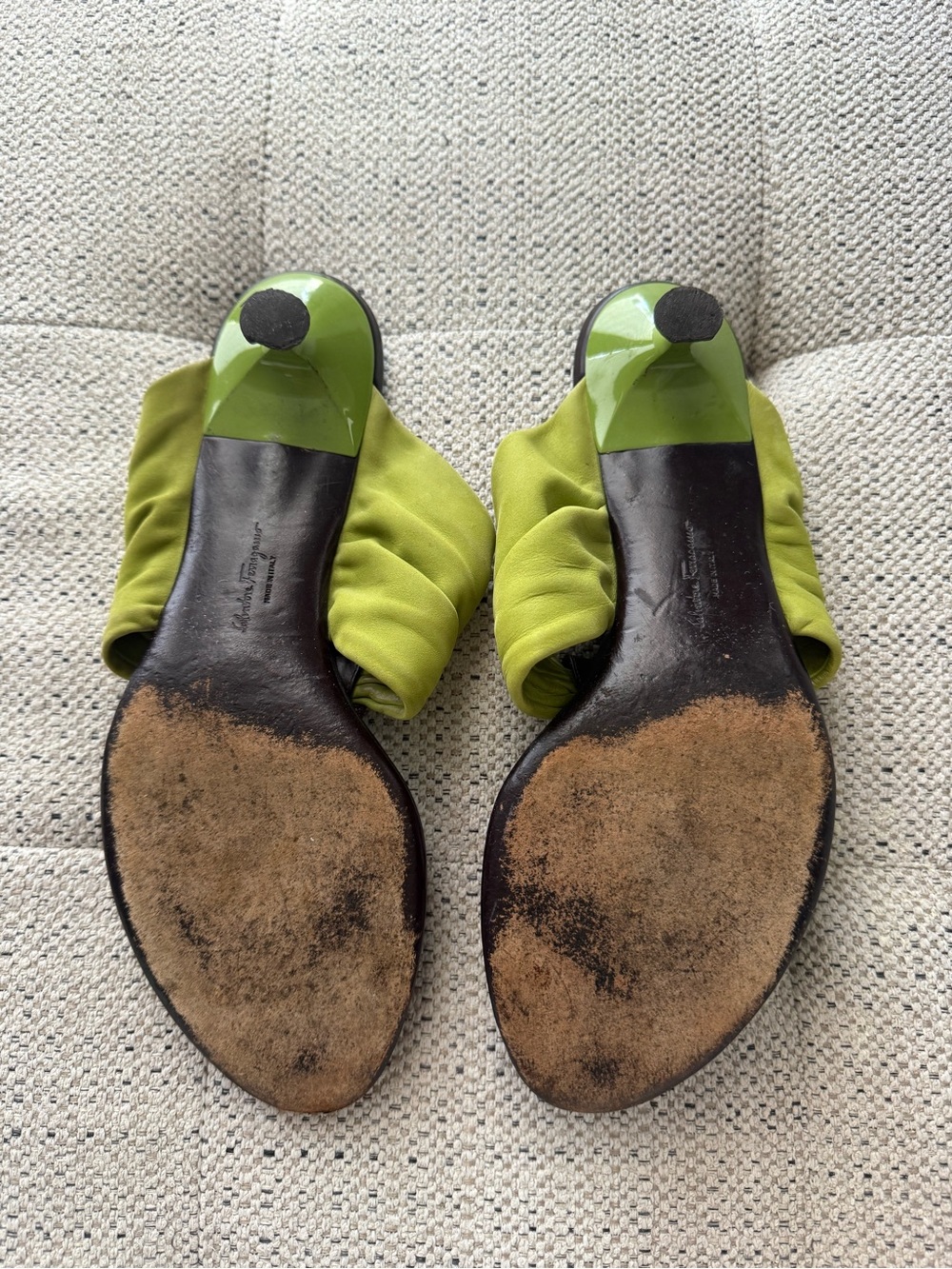 Salvatore Ferragamo Vintage Women's Slide Sandals heels - Picture 2 of 6